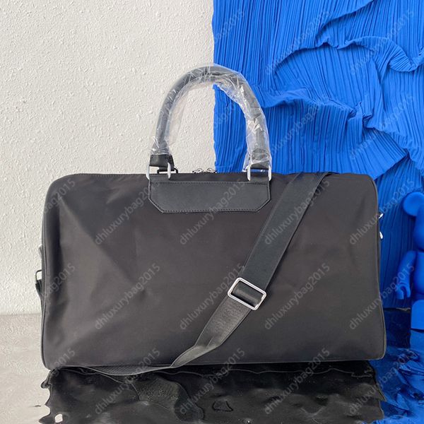 

classic duffle bag black handbag nylon casual totes shoulder bags practical plain crossbody handbags large capacity vintage tote