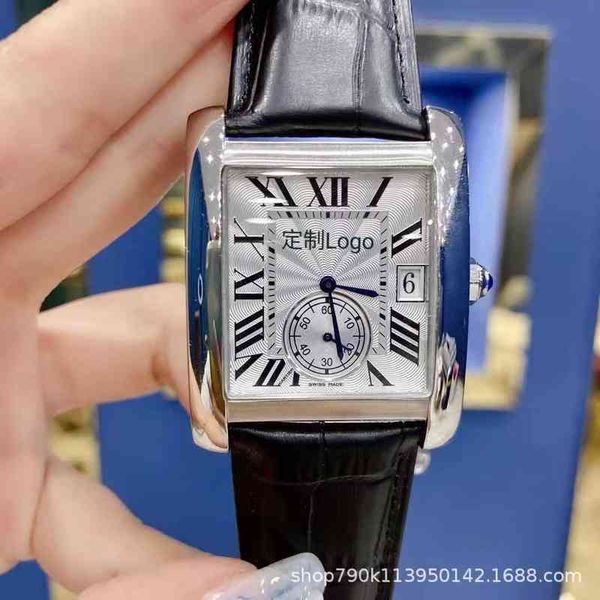 

luxury montre mechanical cassidy tank fashion women's andy lau's same british tank business men's automatic mechanical waterp, Slivery;golden