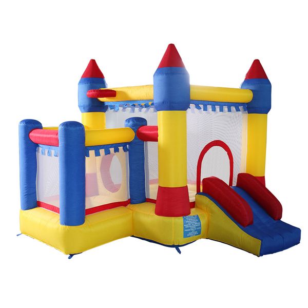 

other children furniture inflatable bounce house kid jump and slide castle bouncer with trampoline mesh wall and shooting area including car