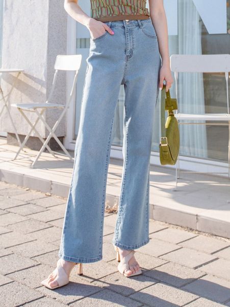 

dazy pocket flare leg jeans w5qm#, Blue