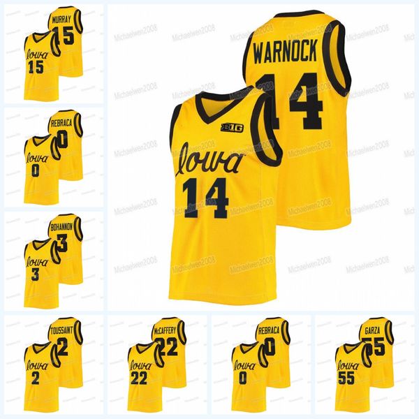 

custom iowa hawkeyes college basketball jersey ncaa riley mulvey austin ash bohannon carter kingsbury filip rebraca tony perkins kris murray, Black