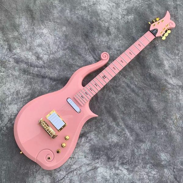 

prince electric guitar, noble appearance, thin sound, strange appearance