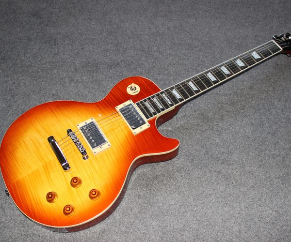 

electric guitar body mahogany fingerboard rosewood flame maple can customize