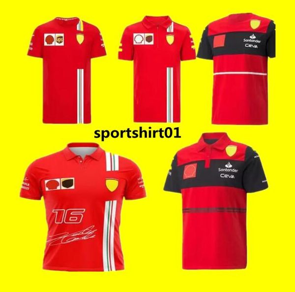 

22/23 sainz charles leclerc schumacher vettel f1 formula 1 one jersey national team rugby jerseys men home away polo shirts uniform 2122, Black;gray