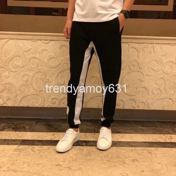 

men's pants autumn p family men's casual pants fashion and wo wechat, Black