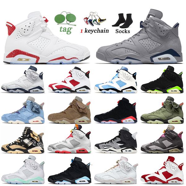 

2022 georgetown red oreo 6s basketball shoes women mens trainers jumpman 6 unc mint foam carmine black infrared jorden6s jorda sneakers jord