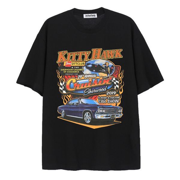 

men t-shirt hip hop graphic t shirt summer cotton short sleeve tees, Black;brown