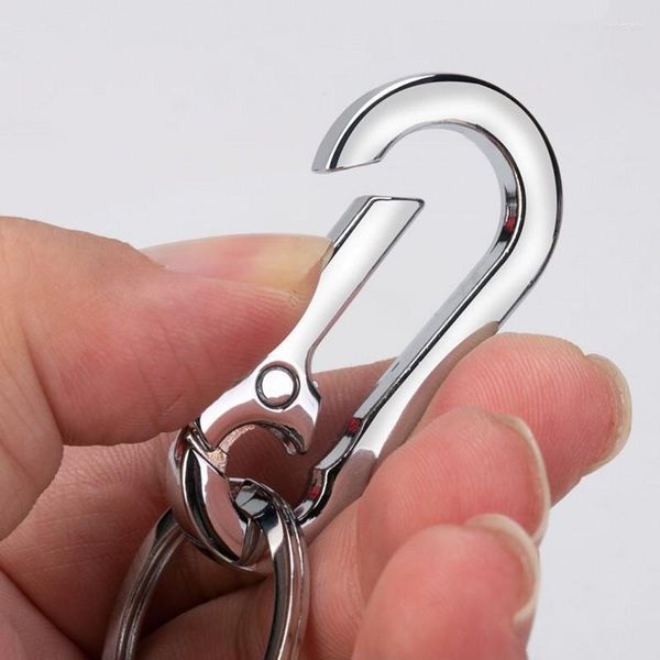 Chaves de chave de chave de metal anéis de chaves de metal com anel de lagosta de anel dividido Pingente em branco Pingente DIY SuppliesKeyChains Forb22