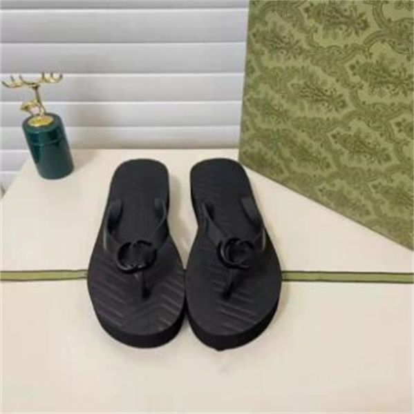 

2022 women v-shaped flip flops slippers sandal fashion rubber platform beach sandals r ladies cool striped slides shoes size 35-42, Black