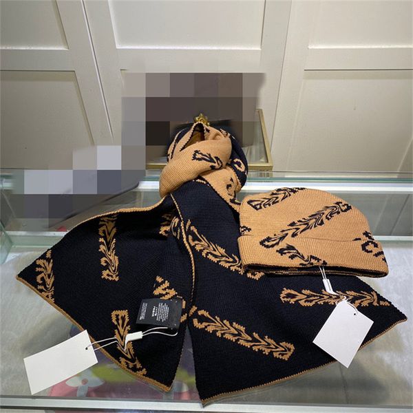 

fashion hat scarf sets men women winter warm hats and scarves beanie hat for box, Blue;gray