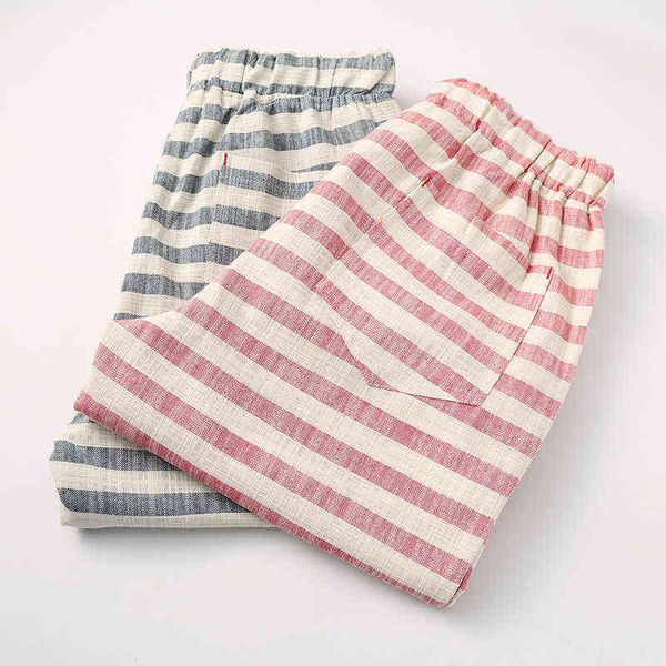 

summer men's capris fashion casual stripe beach bermuda cotton shorts, White;black