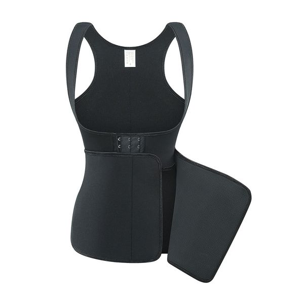 Terno quente de sauna de neoprene para mulheres emagrecedor de corpora de corpulento de espartilho sweto da cintura da cintura barriga Controle Shapewear Camisetas da cintura