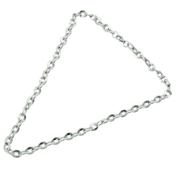 

stainless steel silver plated link chains necklaces for women men chokers party club decor fashion jewelry accessories