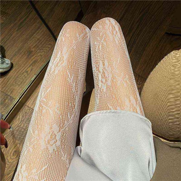 Heißer Verkauf Sexy Frauen Lange Fishnet Body Strümpfe Fischnetz Strumpfhosen Mesh Nylon Strumpfhosen Dessous Haut Oberschenkel Hohe Taille strumpfwaren T220808