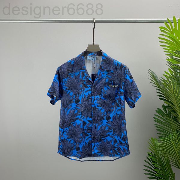 

men's casual shirts designer spring and summer pra pujia short sleeved shirt men's lapel cardigan fashion br wo same style kh4t, White;black