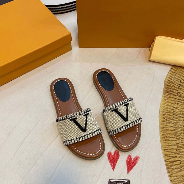 

designer slipper women slippers luxury sandals brand sandals real leather flip flop flats slide casual shoes sneakers boots by brand 096, Black