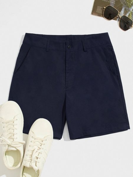 

men single button shorts m2ir#, White;black