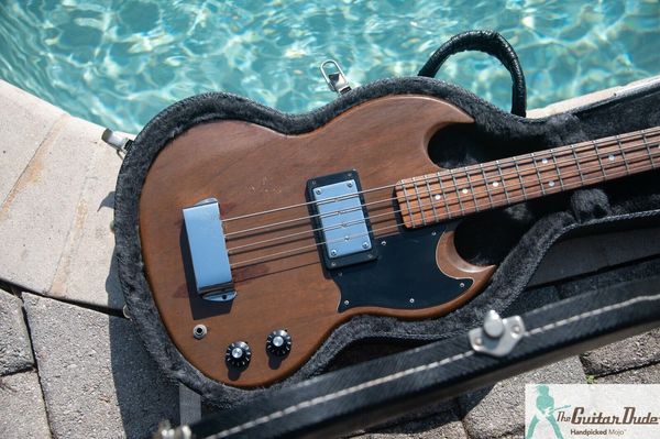 EB-0 Electric Bass Guitar- Walnut- Nice!