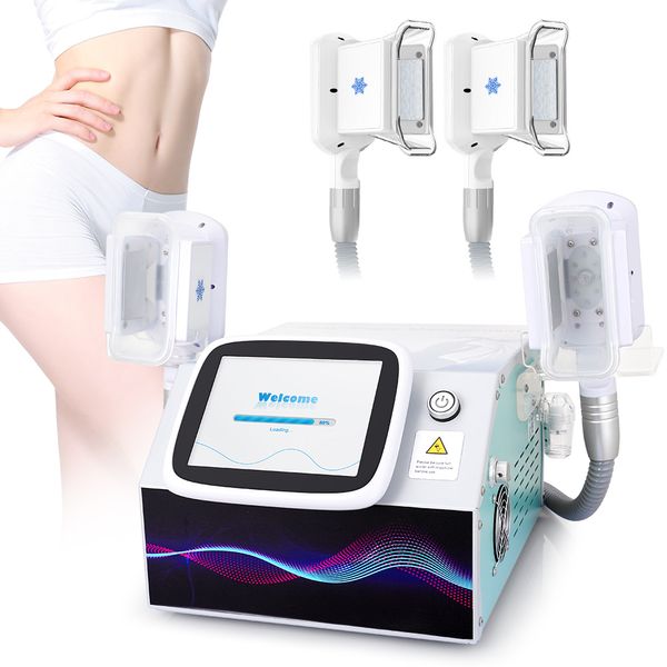 Criolipolisi portatile Slighming Machine Doppio manico a doppia maniglia CRiolipolisis Cryo Therapy Cellulite Riduzione Grasso Freezing Beauty Equipment