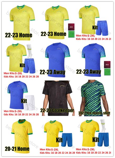 

2022 2023 22 23 brasil paqueta coutinho soccer jerseys camiseta de futebol g.jesus firmino world cup football shirt marquinhos vini jr anton, Black;yellow