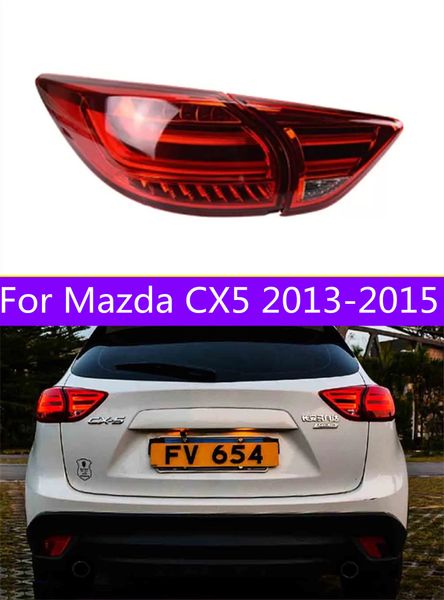 Estilo de carro para Mazda CX-5 12-16 Cauda Luzes Taillight LED DRL Parque de Freio Sinal Turn Light Stop Lâmpada Guia