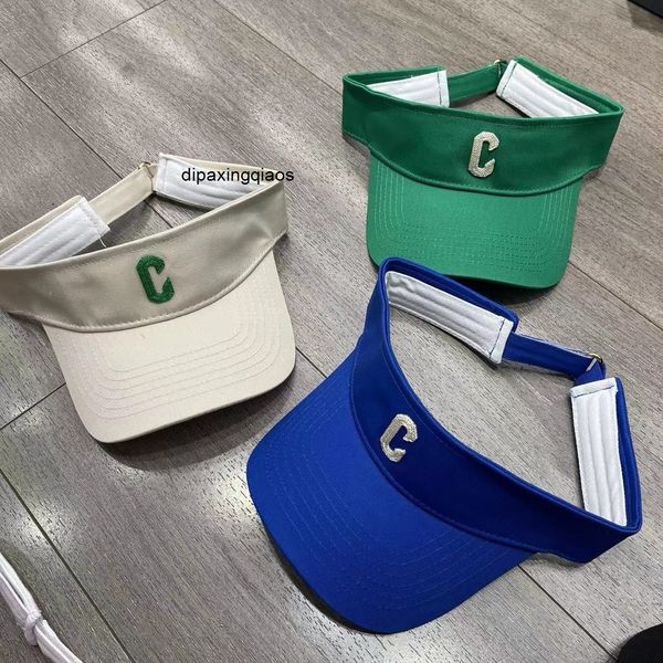 

ball caps celina c letter empty hat female student sports sun visor outdoor leisure versatile man, Blue;gray