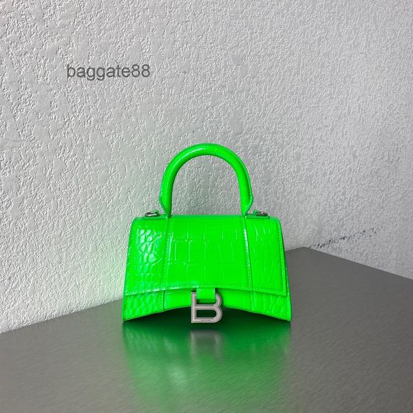 

handbags crossbody 2022 designer bags bbalencaig'ss home b letter buckle hourglass trend leather crocodile pattern single sho z9z7