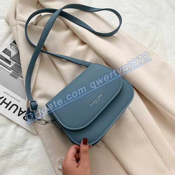 

totes simple trend crossbody bags for women solid wild flap shoulder bag lady designer small women's handbags and purses new fashion 02