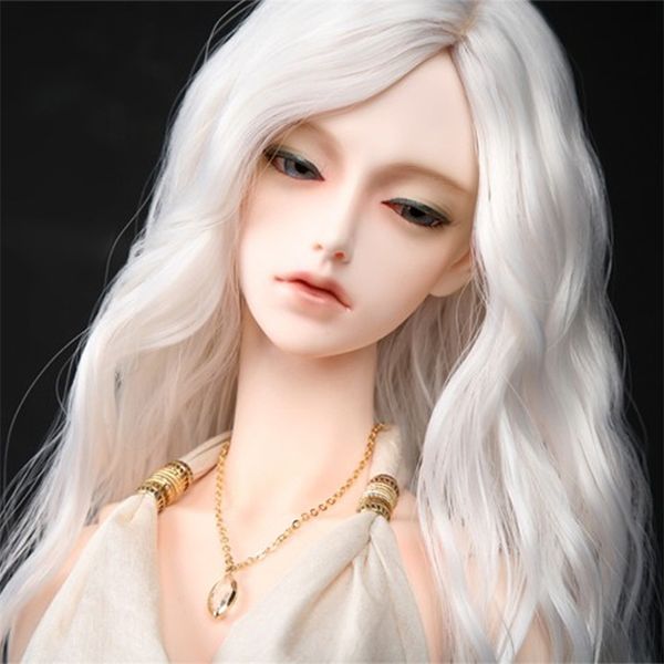 Прибытие 1/3 1/4 1/6 1/8 BJD SD Doll Wig Hightemange Wire Long Fashion Wavy for Toy Hair 220505