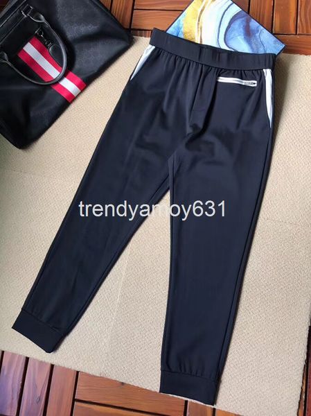 

men's pants autumn winter men's casual pants quality high-end, Black