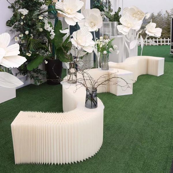 Party Dekoration Hochzeit Multifunktionale Origami Blume Dessert Display Stand Arc Szene LayoutParty
