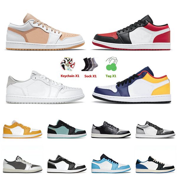 

low 1 1s mens basketball jumpman shoes white tan neultra grey bred toe for men women reverse mocha fragment retro neutral grey unc sneakers