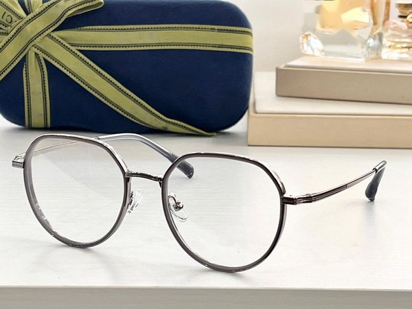 

optical eyeglasses for men women retro 0872 style anti-blue light lens plate full frame with box, White;black