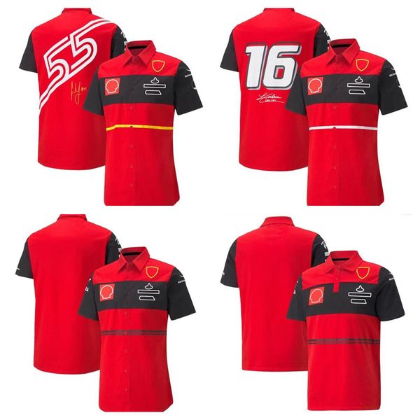 Camisa de corrida F1 Fórmula 1, a nova camisa pólo da equipe com a mesma personalização