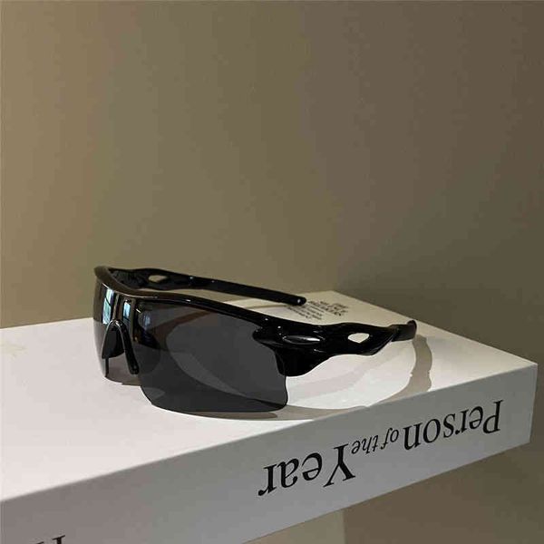 

designer ray cycle luxurious sunglasses hip hop glasses future wind technology punk cool onepiece mens womens high street fashion personaliz, White;black