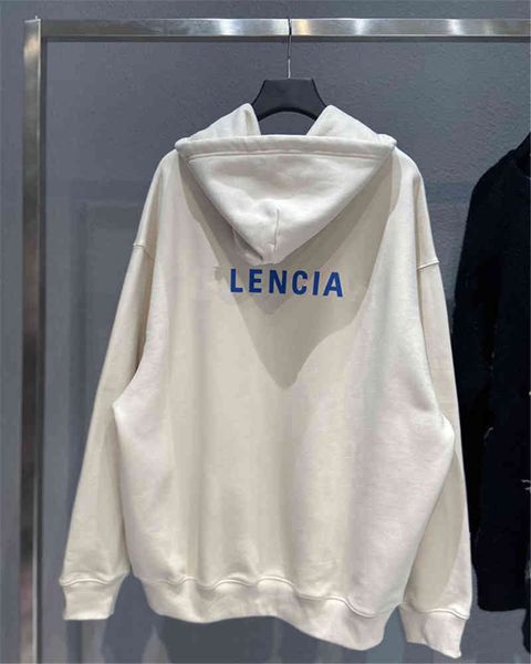 

hoddies excelent sense version design new front and back printing men's and women's hoodie new thread sewing and dyeing, Black