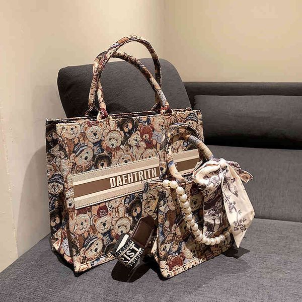 

factory wholesale silk scarf pearl beaded handbag single shoulder bag messenger butterfly flower printed women's bag