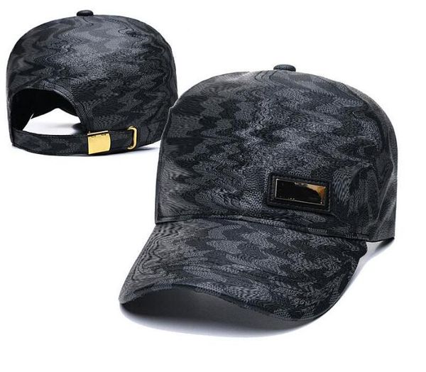 

luxury variety of classic designer ball caps high-quality leather features fitted hats men's baseball caps fashion ladies snapback can, Blue;gray