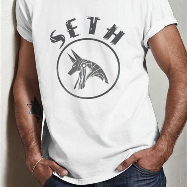 

men's t-shirts summer european men's sports casual printed t-shirt lfba, White;black