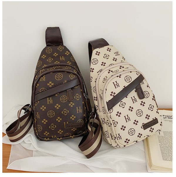 Saco de estilingue crossbody das mulheres dos homens casual desportivo sacos de ombro masculino pacote peito saco da cintura luxo mensageiro moda bolsa carteiras couro