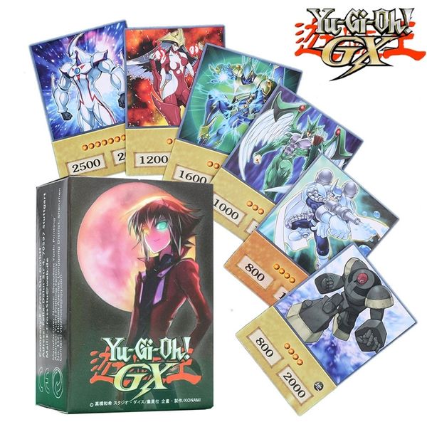 Fai da te 100 pezzi Yu-Gi-Oh GX Carte stile anime E-HERO Yugioh GX Classica Proxy Card Regalo per bambini 220713