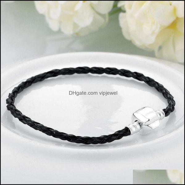 

charm bracelets 925 sterling sier bracelet snake chain charms beads jewelry vipjewel drop delivery 2021 vipjewel dhqyd, Golden;silver