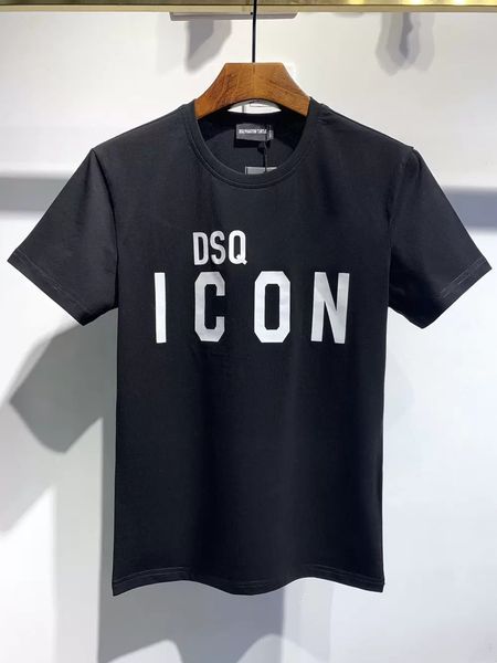 

2022 summer mens designer t shirt for men paris fashion tshirts dsq phantom turtle pattern t-shirt male 100% cotton, White;black