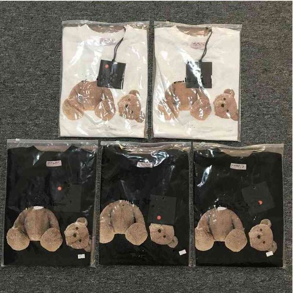 

wholesale 2021 t shirt cotton short-sleeved fashion men and women short t-shirt couple models men and women cotton printed short, White;black
