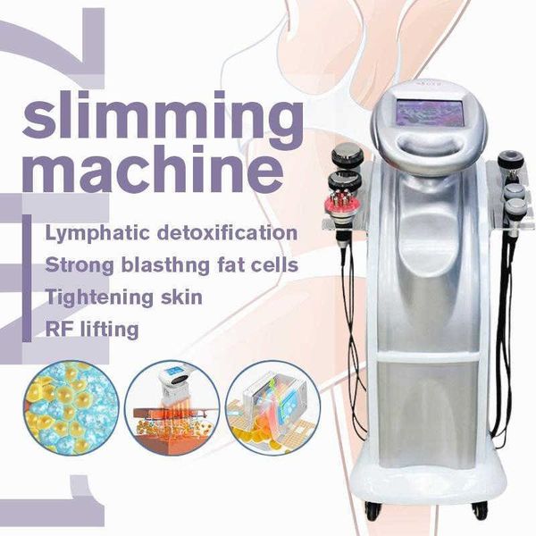 

8 in 1 ultrasonic 80k cavitation slimming face and body shaping vacuum liposuction dds roller massage lifting instrument