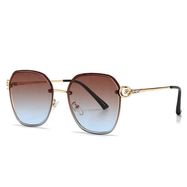 

2158 modern charm diamond cheetah decorative sunglass ins sunglass, White;black