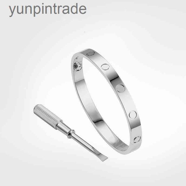 

factory outlet carti er 15-21 valentine's day bracelet bangle women men 4cz titanium steel screw bracelets gold silver rose jewelry for