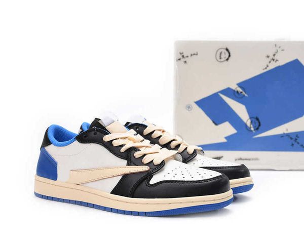 

designer shoes jumpman 1 low og ts x fragment mens basketball white military blue designer sports sneakers send original