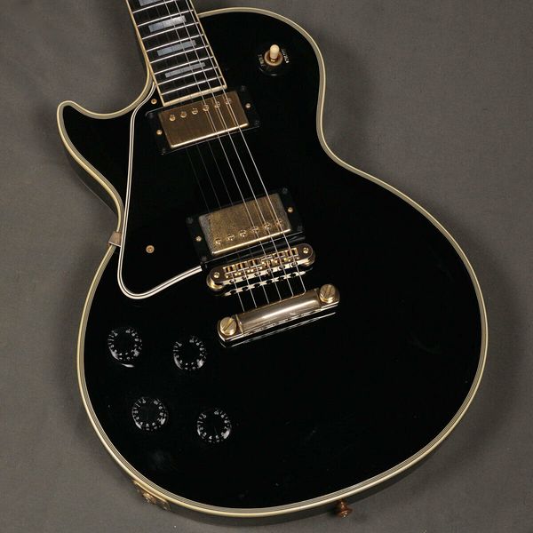 

custom shop / 2009 paul custom ebony lefty electric guitar