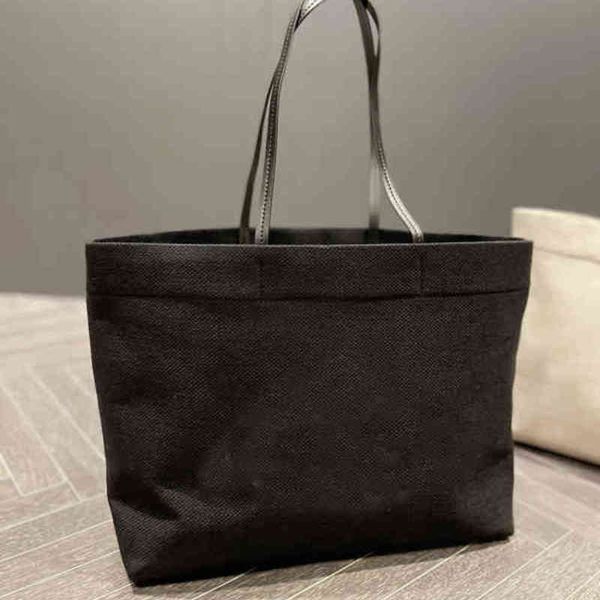 

large capacity female beach canvas shopping bags luxury classic fashion linen tote qualitys handbags 220621